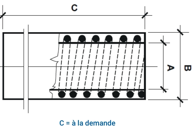 Tube armé — PVC