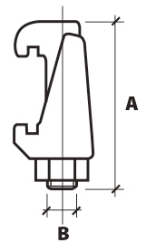 Boulon à griffes — Inox