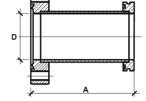Adaptateur CF – ISO — Inox