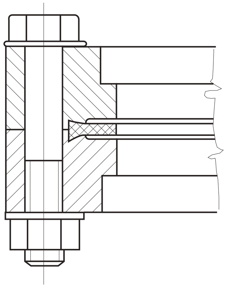 Brides ultra-vide Conflat® CF